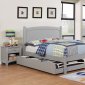 Caren 4Pc Youth Bedroom Set CM7902GY in Gray w/Options