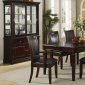 Ramona Dining Table 101631 in Rich Brown w/Options