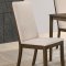 Wethersfield 7Pc Dining Set 109841 in Medium Walnut by Coaster