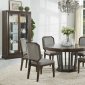 Selma Round Dining Table 64085 in Tobacco & Gray by Acme