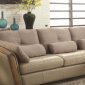 Wilko 52675 Sectional Sofa in Taupe Leather by Acme