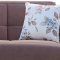 Enjoy Sofa Bed in Brown Fabric by Casamode w/Options