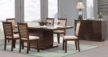 Naajo 5Pc Dining Set w/Optional Chairs & Server [ADDS-Naajo]