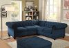 Stanford II Sectional Sofa CM6270TL in Dark Teal w/Options