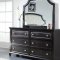 B3191 Bedroom in Black w/Optional Casegoods