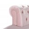 Anabella Sectional Sofa 697 3Pc Pink Velvet Fabric by Meridian