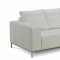 Linea Sofa & Loveseat Set in White Leather by Whiteline