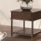 702808 Coffee Table in Dark Tobacco by Coaster w/Options