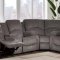 U3118C Motion Sectional Sofa in Mocha Fabric by Global