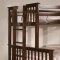 CM-BK458F-EXP University I Twin/Full Bunk Bed in Dark Walnut