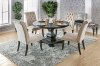 Nerissa Dinette Set CM3840RT 5Pc Set in Antique Black