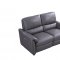 S557 Power Motion Sofa Gray Leather by Beverly Hills w/Options