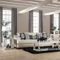 Germaine Sofa SM1283 in Ivory Chenille Fabric w/Options