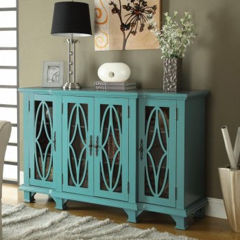 950245 Accent Cabinet in Teal Blue by Coaster [CRCA-950245]