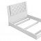 Diamanti Bed in Gloss White - Casabianca w/Leatherette Headboard