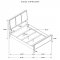 Arini Bedroom 224331 in Black by Coaster w/Options