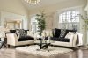 Kaelyn Sofa & Loveseat Set SM4070 in Tan & Black