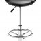 Black or White Set of 2 Barstools w/Crome Swivel Base