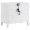 Marielle Bedroom Set 5Pc 224841 in Distressed White by Coaster