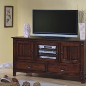 700133 TV Stand by Coaster in Dark Cherry w/Multi Storages