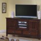 700133 TV Stand by Coaster in Dark Cherry w/Multi Storages