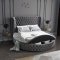 Luxus Velvet Bed in Grey by Meridian w/Options