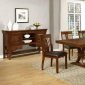 Abrams 106481 Dining Table in Truffle by Coaster w/Options