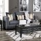 Inkom Sofa SM6220 in Slate Linen-Like Fabric w/Options