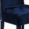 Tribeca Accent Chair 546 in Royal Navy Blue Velvet by Meridian