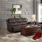 St Louis Park Motion Sofa 8515BRW by Homelegance w/Options