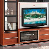 AV280-54 TV Stand in Cherry Matte by Pantek w/Optional Items