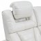 U8311 Power Motion Sofa in White Leather Gel by Global w/Options