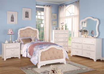 30140 Ira Kids Bedroom in White by Acme w/Options [AMKB-30140 Ira]