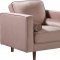 Emily Sofa 625 in Pink Velvet Fabric by Meridian w/Options