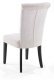 White Fabric Modern Set of 2 Tuxford Dining Chairs