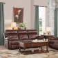 Resonance Recliner Sofa 9907BR in Brown by Homelegance w/Options