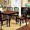 Mayville CM3431T Dining Room 7Pc Set in Black & Oak w/Options