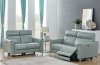 Alberta Power Recliner Sofa 602491P in Dark Seafoam by Coaster