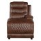 Putnam Power Motion Sectional Sofa 9405BR in Brown - Homelegance