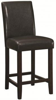 130059 Counter Height Chair Set of 4 in Dark Brown by Coaster [CRDC-130059]