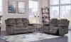 U3118C Motion Sofa & Loveseat Mocha Fabric by Global w/Options