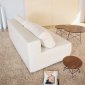 Reloader Slip Sofa Bed in Natch Natural Fabric by Innovation