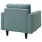 Empress Sofa in Laguna Fabric by Modway w/Options