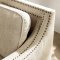 Everly Sofa CM6362 in Beige Linen-Like Fabric w/Options