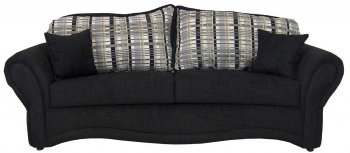 Black Fabric Traditional Sofa & Loveseat Set w/Optional Chair [CHFS-TU-3250-Radar-Black]