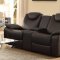 Talbot Motion Sofa 8524BK in Black by Homelegance w/Options