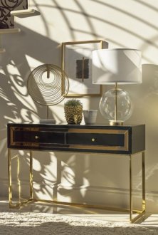 952820 Console Table in Black & Gold by Coaster