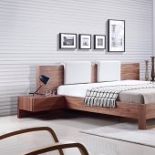 Bay Bed in Walnut by Casabianca