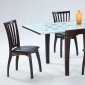 Glass Extendable Top Modern Dinette Table w/Optional Chairs