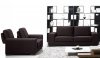 Espresso Fabric Modern 3Pc Reclining Sofa, Loveseat & Chair Set